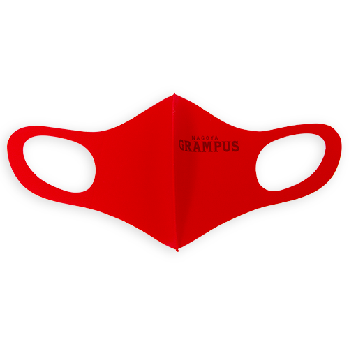 名古屋グランパスとコラボマスク　パステルマスク　赤アソート２