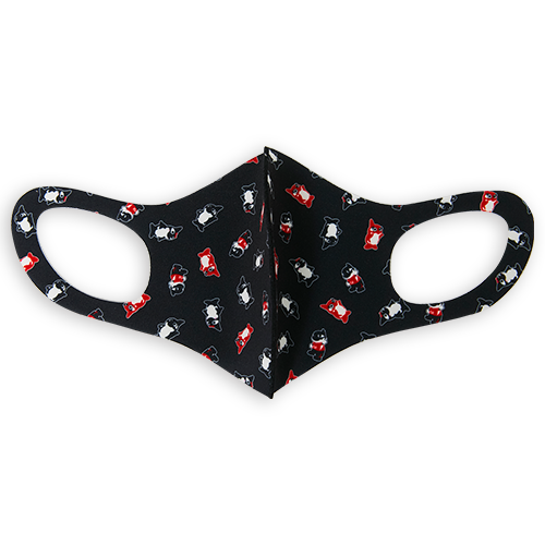 名古屋グランパスとコラボマスク　パステルマスク　モノトーンアソート（総柄）１